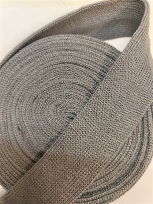 Grå 3cm tubestrik 1m